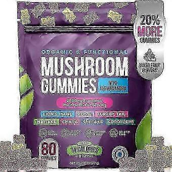 Immune-Boosting Mushroom Gummies: Intestinal Moisturization & Nutrient Replenishment - 80 Chews