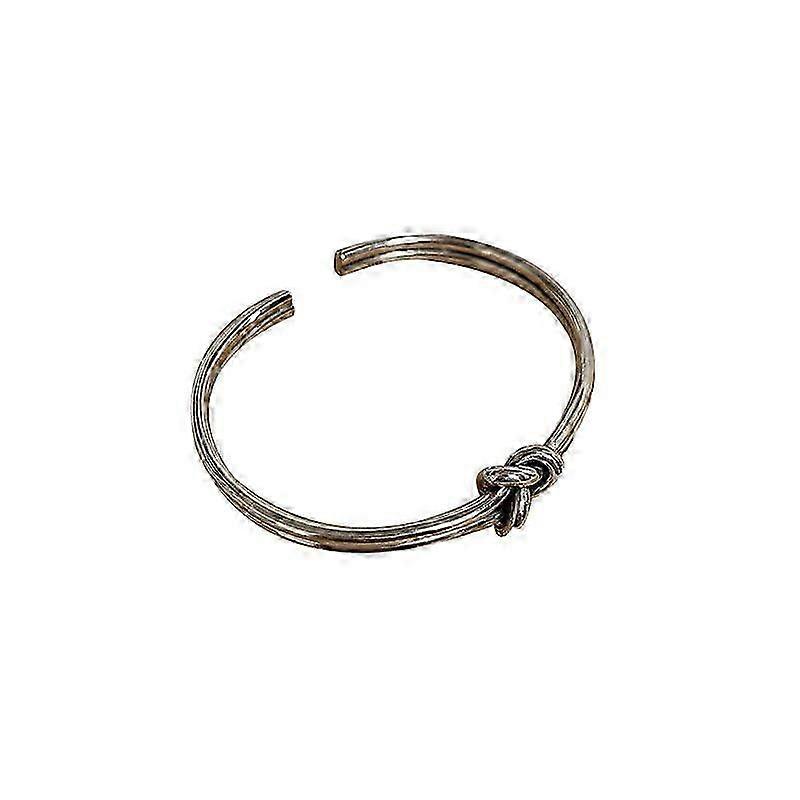 Women's Bracelet,Double Layer Celtic Knot Simple Unique Cuff Bangle Adjustable Open Amulet Bracel