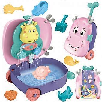 WOOPIE 3 i 1 Sandlåda Set Rådjur Resväska + Vattenleksak