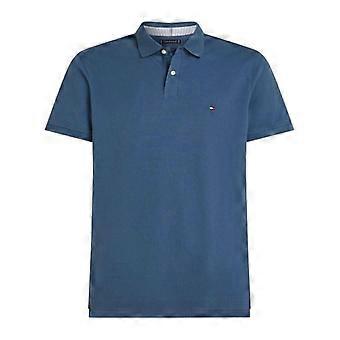 Polo Tommy Hilfiger pour homme, modèle 1985, logo brodé