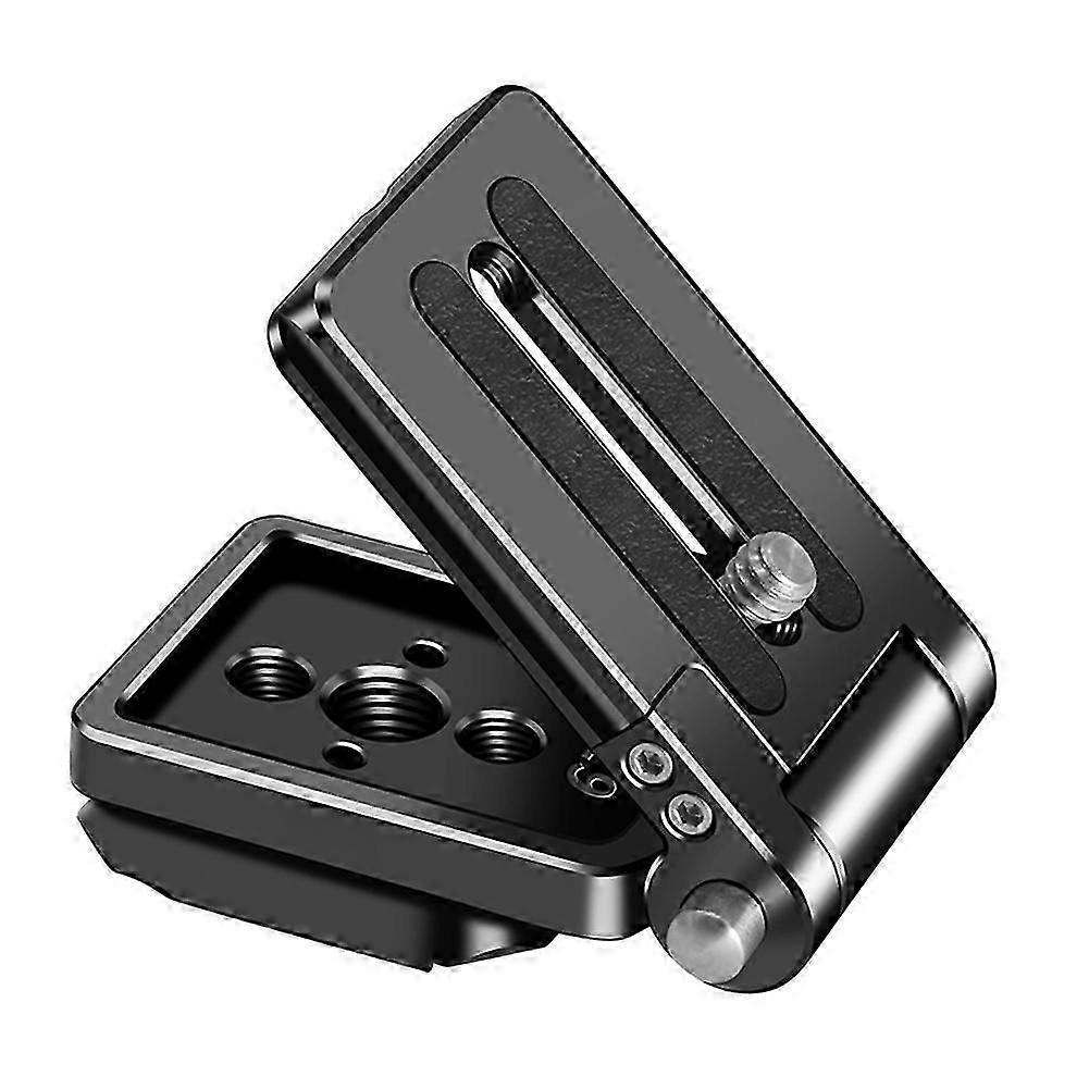 Folding DSLR Camera L Bracket Adjust Angle, Cameras Quick Release Plate Suitable for Various Camera