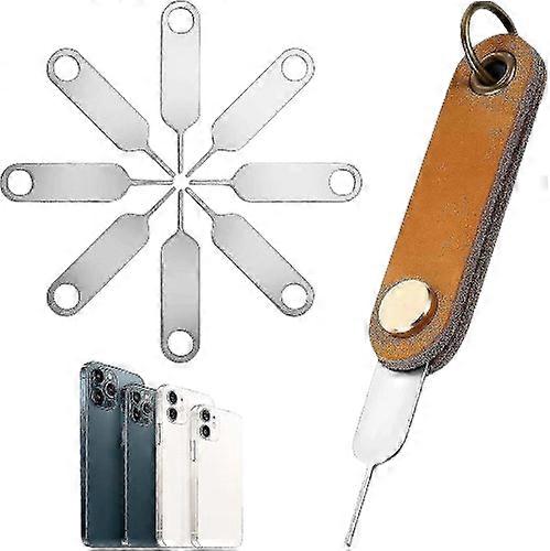 20 Pack SIM Card Eject Pin Tools with Keychain
