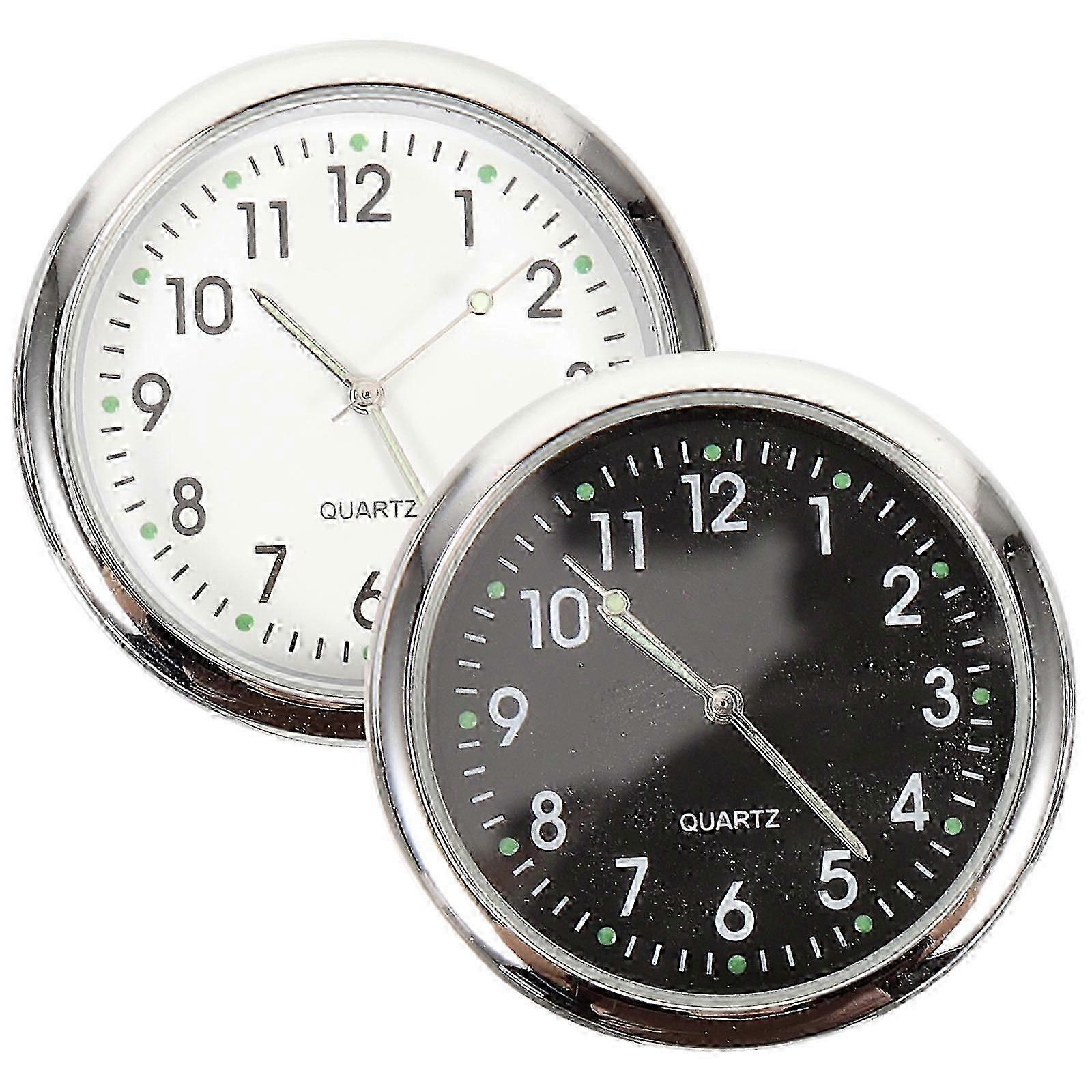 Easy Installation Car Dashboard Clock Luminous Pointer 3.8x3.8cm 2pack 26-27