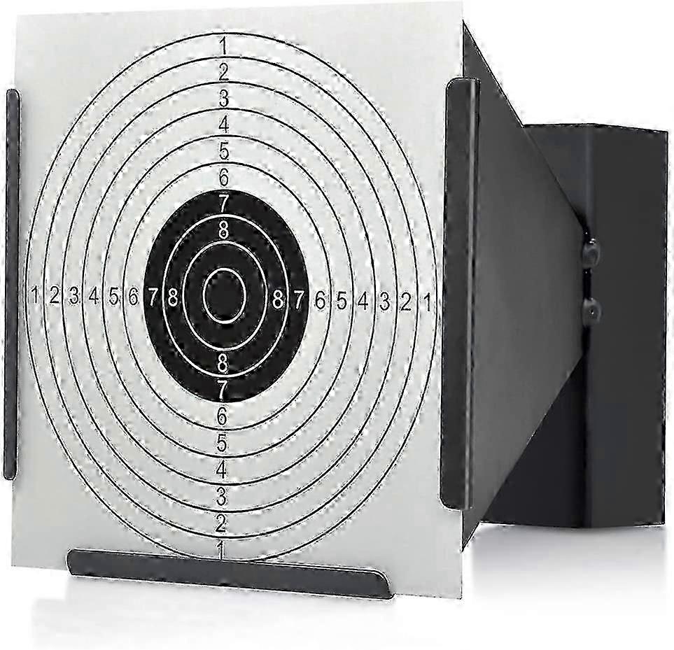Målholder 14 * 14 cm + 100 mål Luftgevær Kulefelle Skytemål