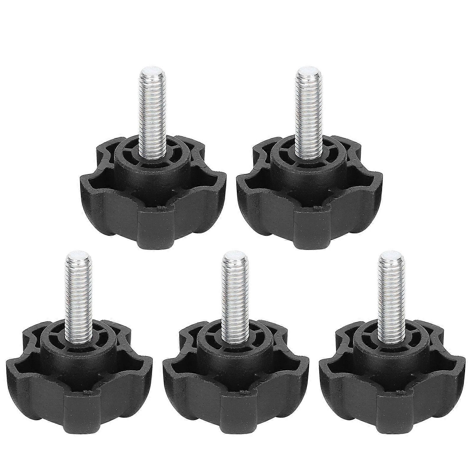 M6 Thread Clamping Knob Star Head Plastic Hand Knobs Tightening Screws for Machine Tool