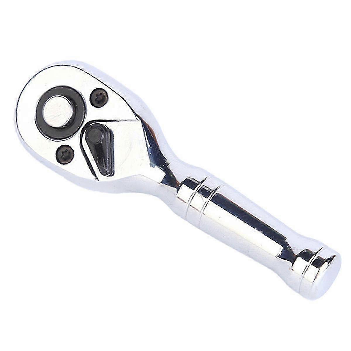 1/4-Inch Quick Socket Ratchet Wrench, Chrome Vanadium Steel, 72-Tooth Reversible Head, Quick-Release, Compact for Tight Spaces