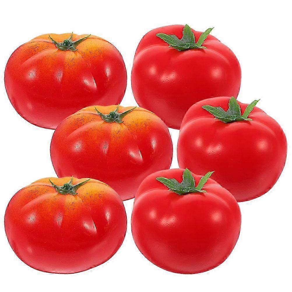 Artificial Tomato Vegetable Models for Decor 18Pcs Assorted Color Plastic Foam