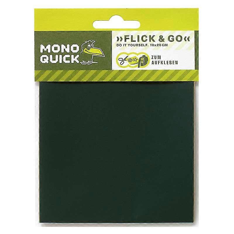 Glue patch, dark green - Patch, iron-on patch, Size: 10.0 x 20.0 cm