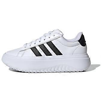 Adidas Grand Court Low Top Casual Shoes Women's White Black IE1092