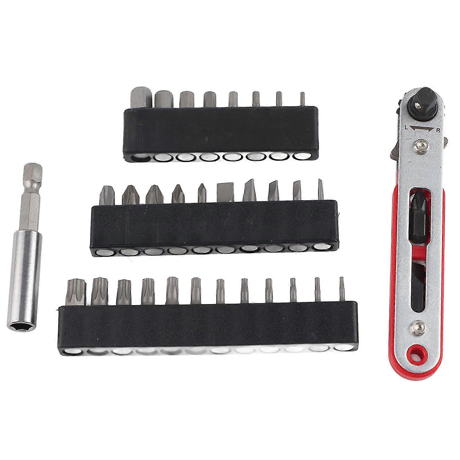 Socket ratchet wrench high torque, comes with 30 bits