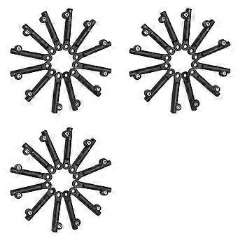 36pcs Bike Fenders Support Extension Sleeve compatible with 20/24/26inches Fenders compatible with Bicycle Mud Guard Connecting Stem Rod