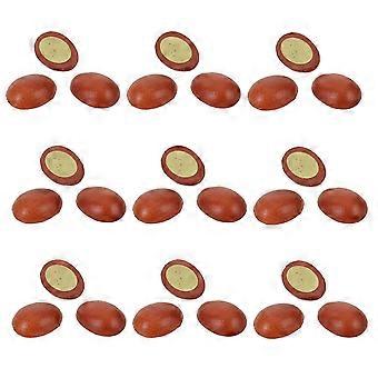 Play Kitchen Mini Boiled Eggs Faux Food Toys compatible with Kids 30Pcs Set