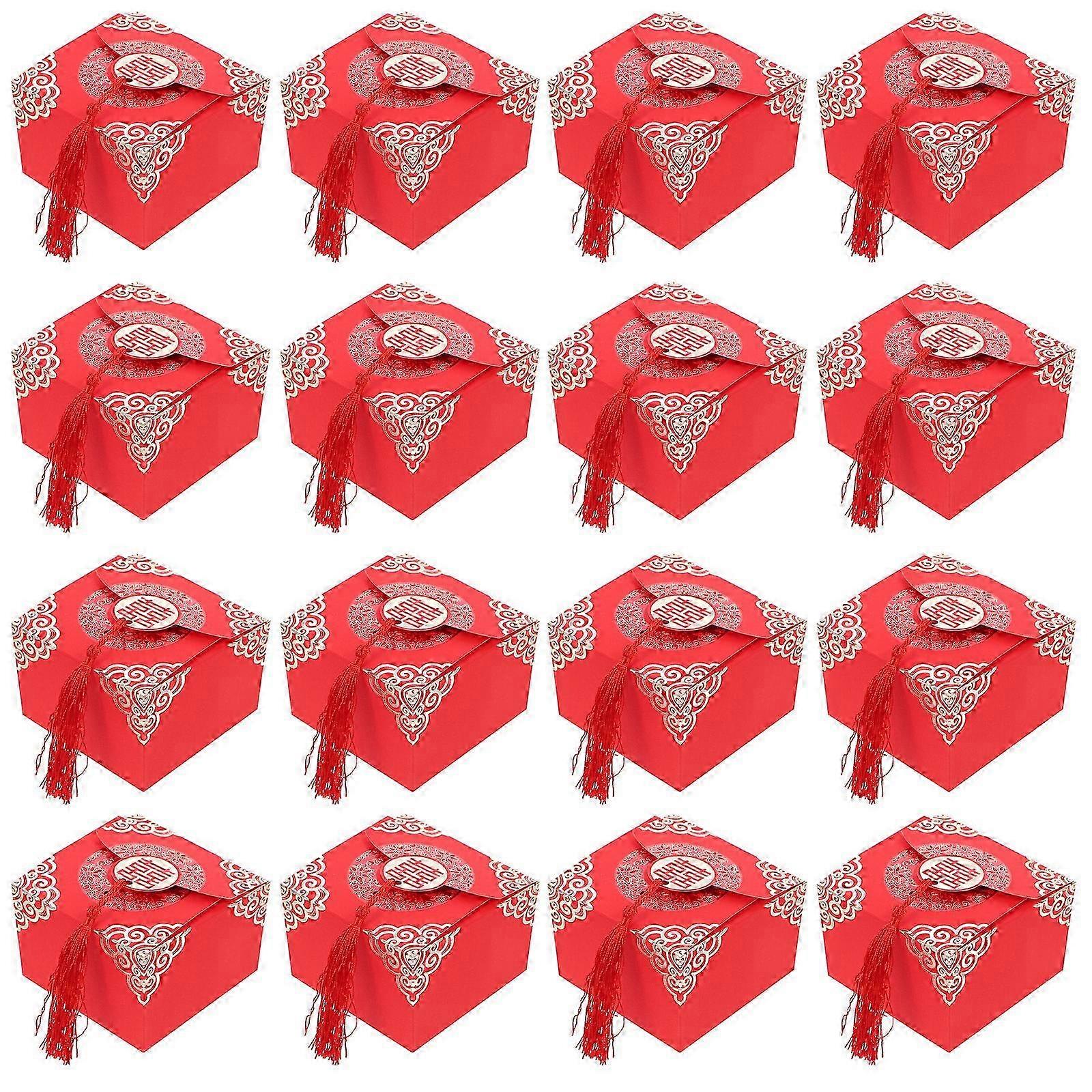20pcs Chinese Style Candy Boxes Wedding Candy Box Chocolate Packaging Boxes