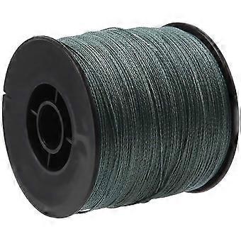 500M 100LB 0.5mm Super Forte Trançado Linha de Pesca PE 4 Fios Cor: Verde escuro