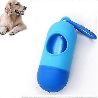 10 Pack Portable Pet Pill Trash Boxes Dog Toilets Colorblock Blue