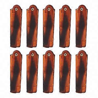 Handmade Folding Pocket Comb, Knife-Type Design, 10 Pcs
