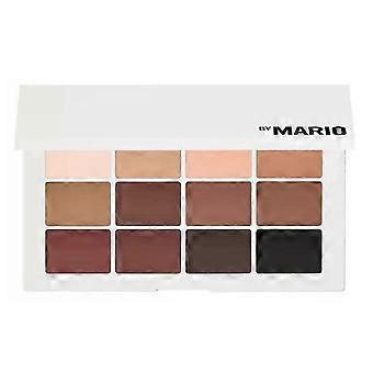 Paleta cieni do powiek Mkeup By Mario 12 kolorów, matowe wykończenie, do wyrzeźbionego makijażu oczu