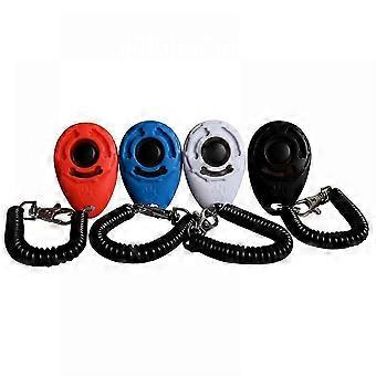 4er-Pack Clicker für das Haustiertraining mit Handschlaufe, geeignet für Hunde, Katzen, Welpen, Vögel und Pferde, leicht