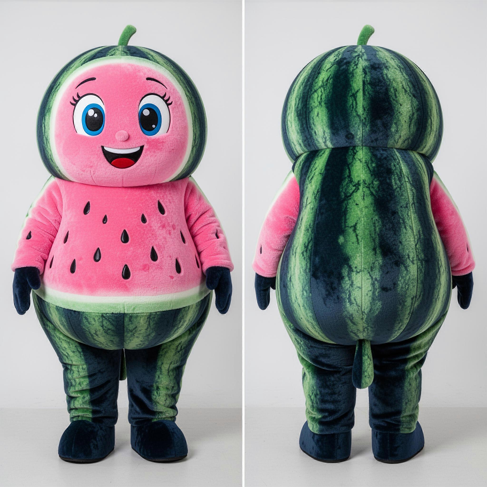 MASTICOT Navy Rounded Watermelon Mascot