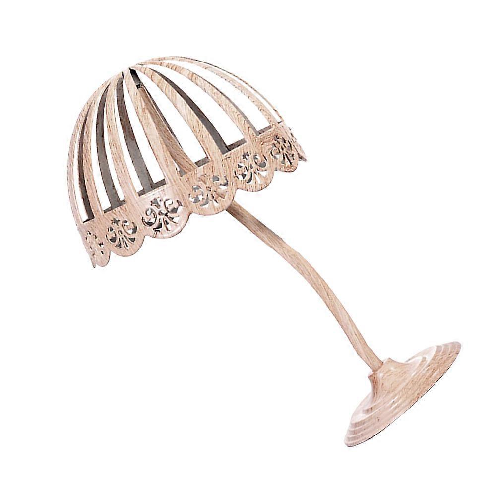 Hat Display Holder with Practical Function for Display 1Pcs Khaki Pe Material