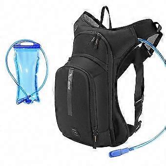 Ergonomic Cross Harness Cycling Hydration Backpack with Reflective Safety Features for Outdoor Sports & Travel