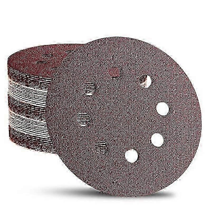 52-Piece 5-Inch Hook Loop Sanding Discs