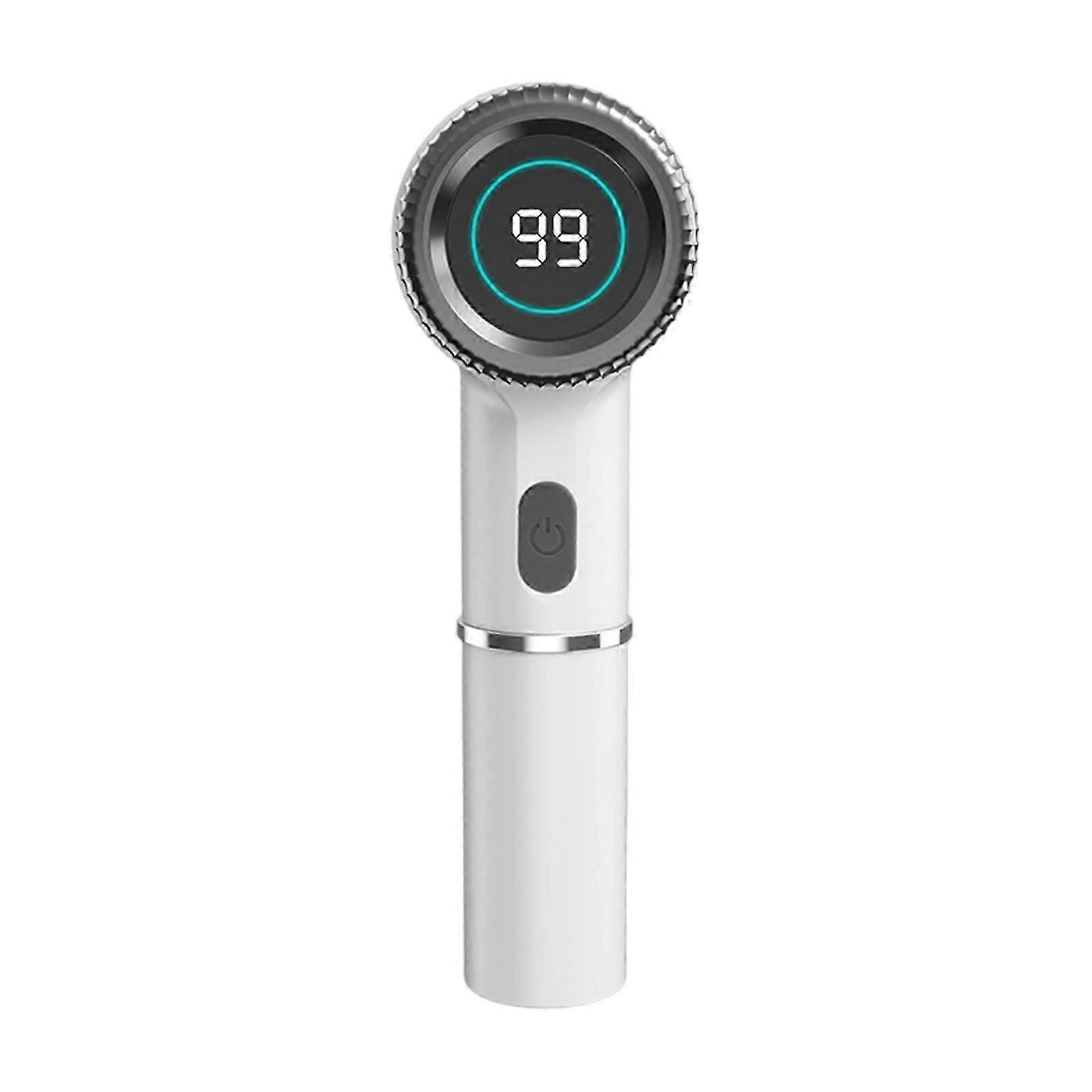 Two Function Cleaning Unit With Flat Attachment And Tiny Storage Answer Removes Dirt From Narrow locations elegant white