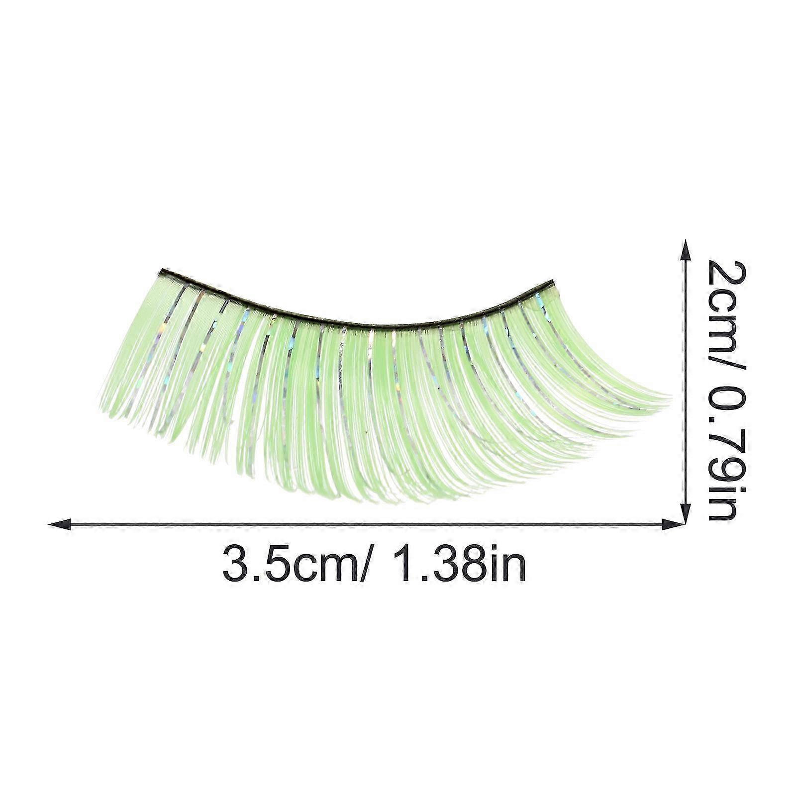 False Eyelashes Halloween Long Artificial Lashes compatible with 5Pairs