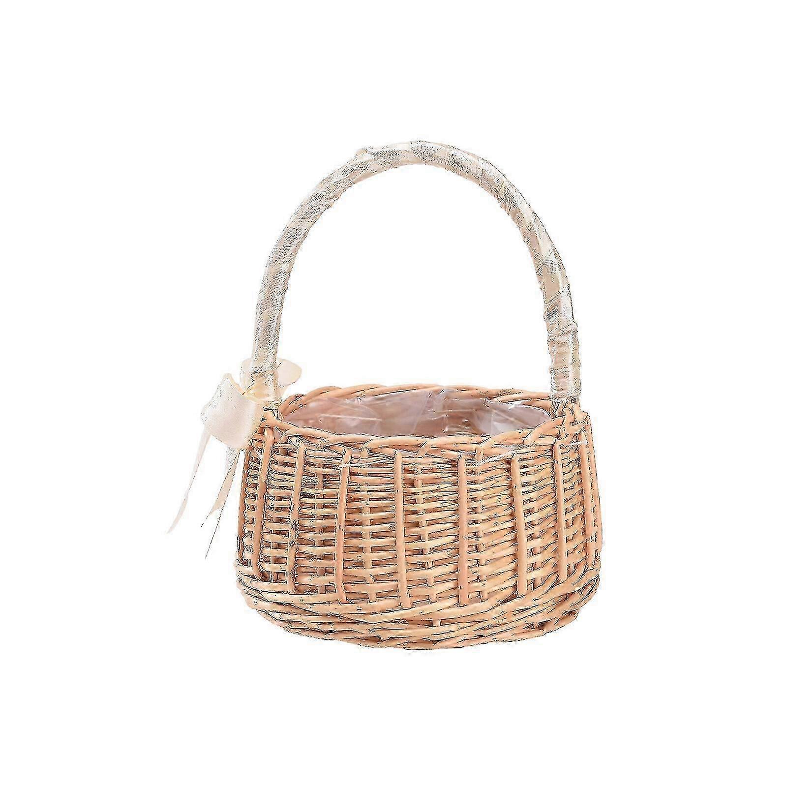 Reusable Willow Wedding Flower Basket