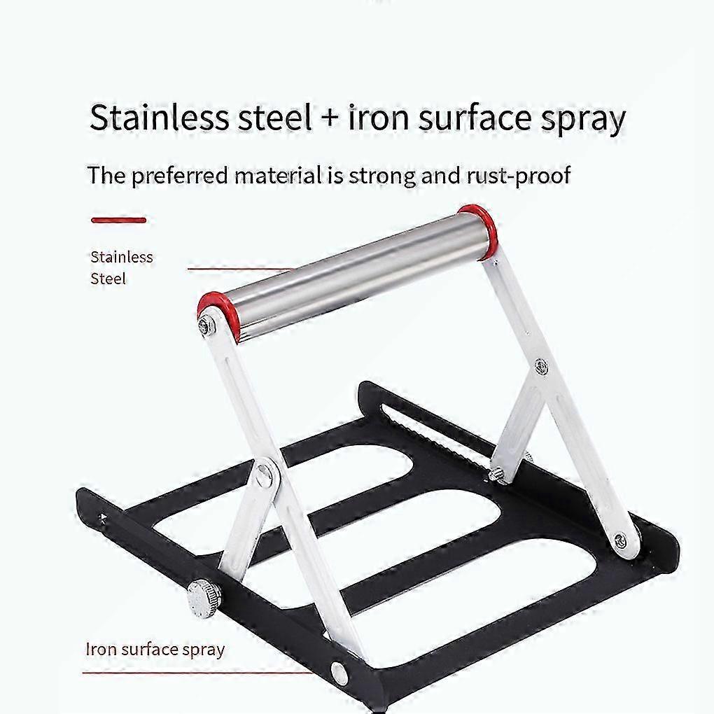Stainless Steel Cutting Machine Bracket Adjustable Foldable Support Stand for Saw Stable Efficient Cutting Durable Rust Resistant