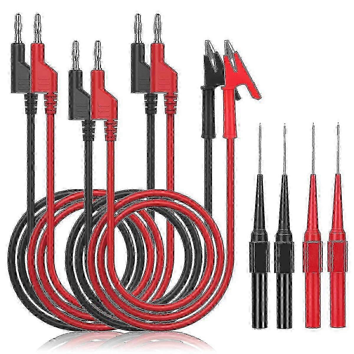 1000V Multimeter Probe Set Banana Clips