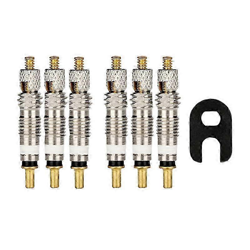 Heavy-Duty Brass Presta Valve Set