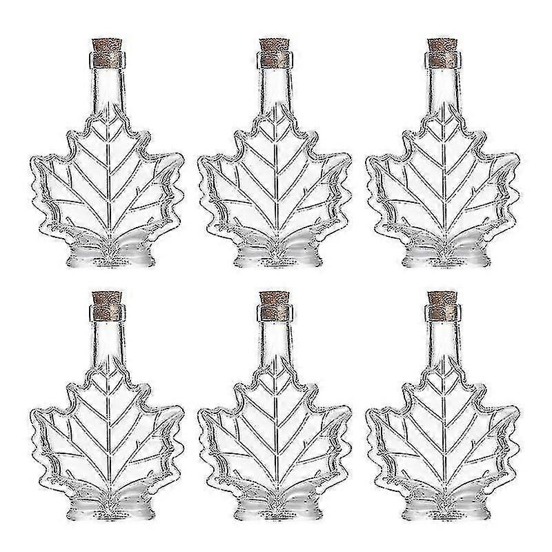 6pcs Maple Leaf Jar