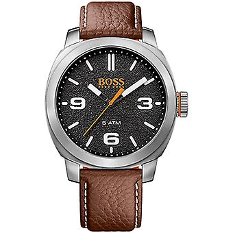 Boss orange cape town Quartz Analog Man Watch with Cowhide Bracelet 1513408