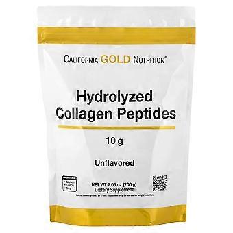2 x California Gold Nutrition, Hydrolyzed Collagen Peptides, Type I & III, Unflavored, 7.05 oz (200 g)
