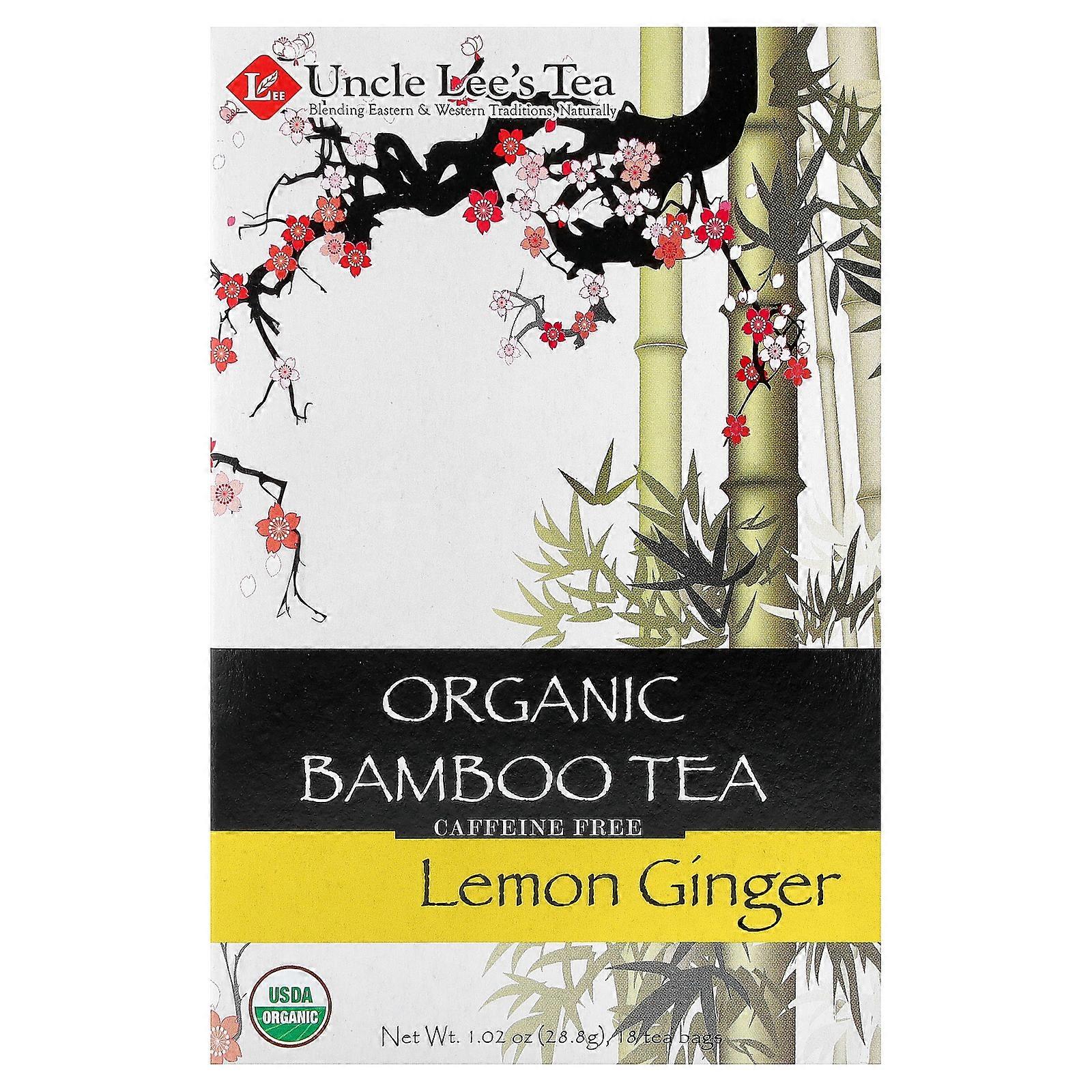 Uncle Lee's Tea, Organic Bamboo Tea, Caffeine Free
