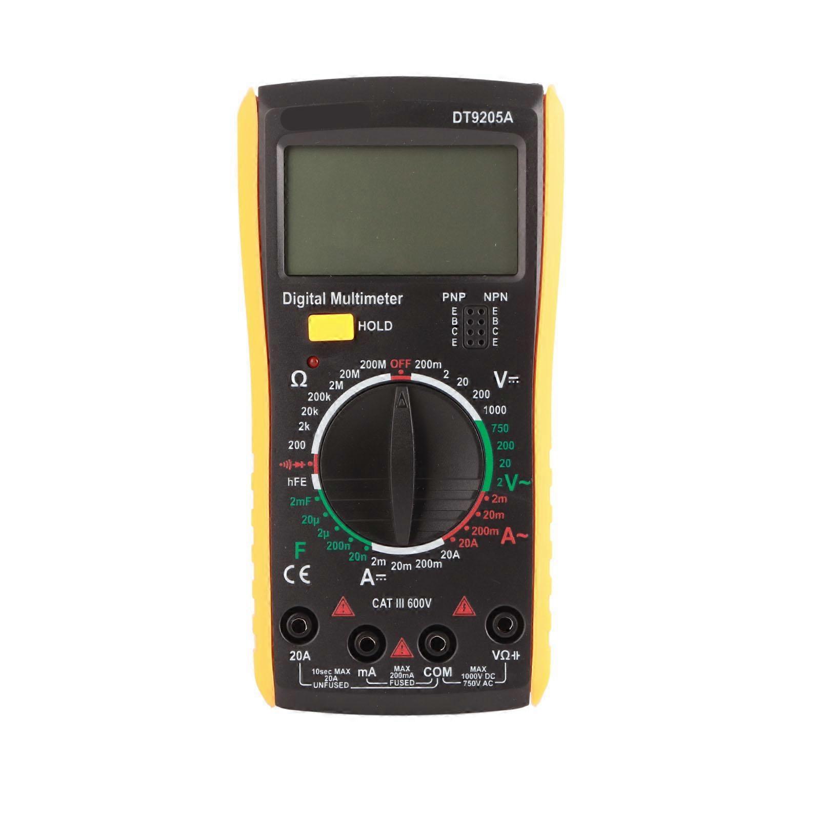 DT?9205A Multimeter Tester Digital Multimeter Hand Held LCD Multimeter