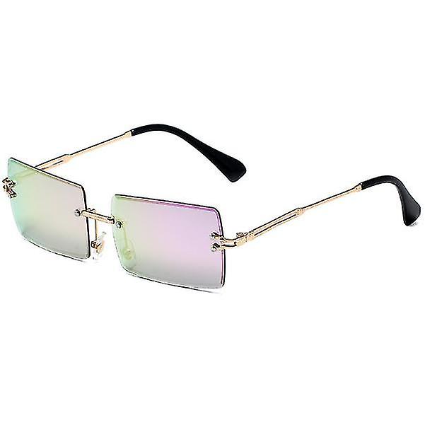 Sunglasses Rimless Square, Small Rectangle Fashion Sunglasses
