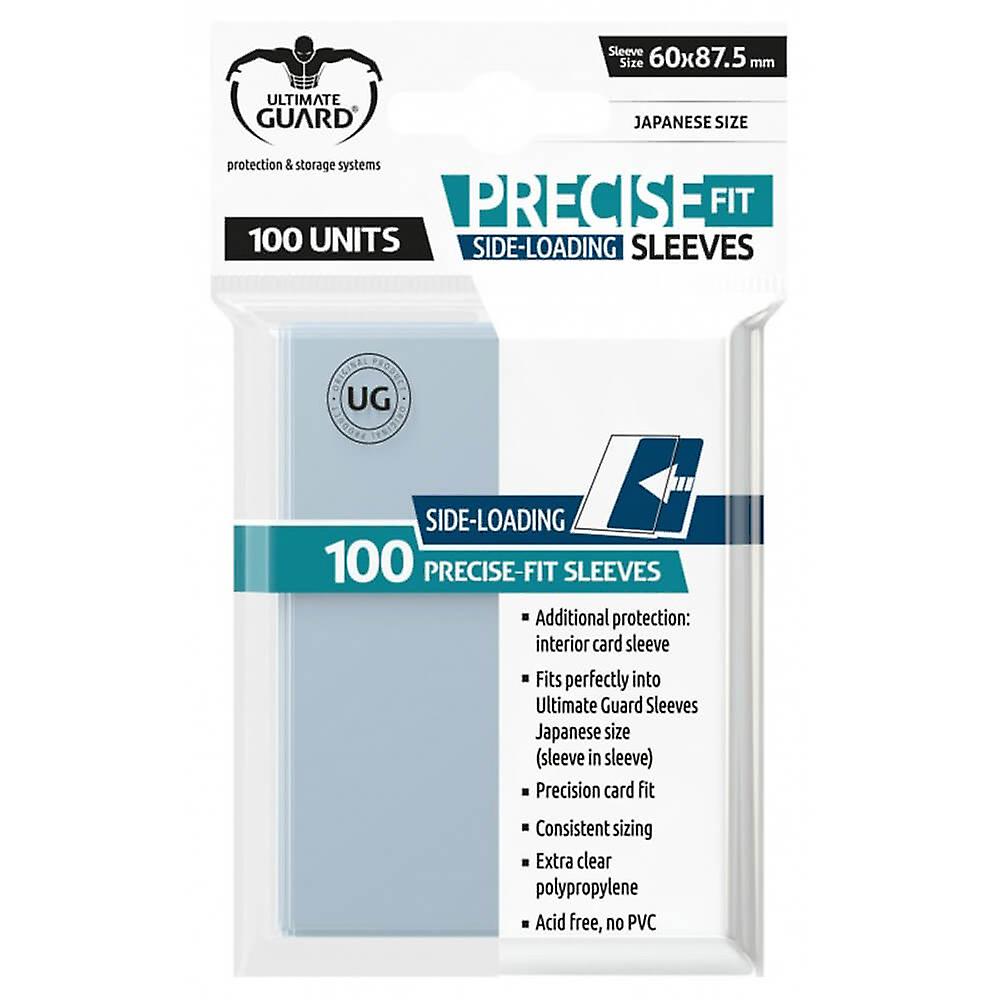 Ultimate Guard Precise Card Fit Sleeves Side Loading Japanese Size 100 Pieces