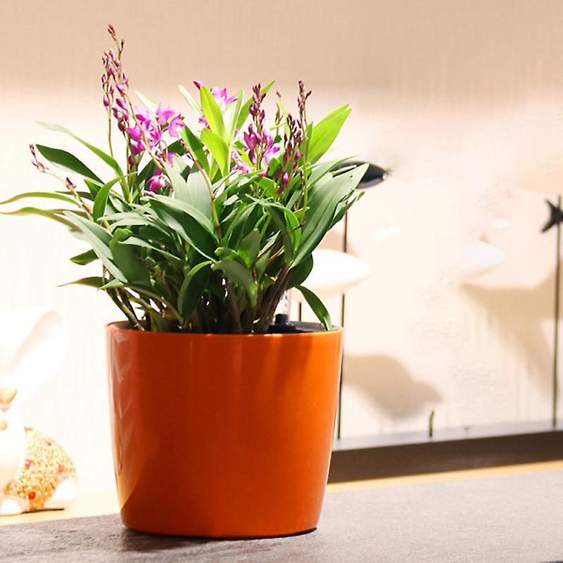 Automatic Self Watered Planter Decor Lazy Flower Pot with Water Level Gauge