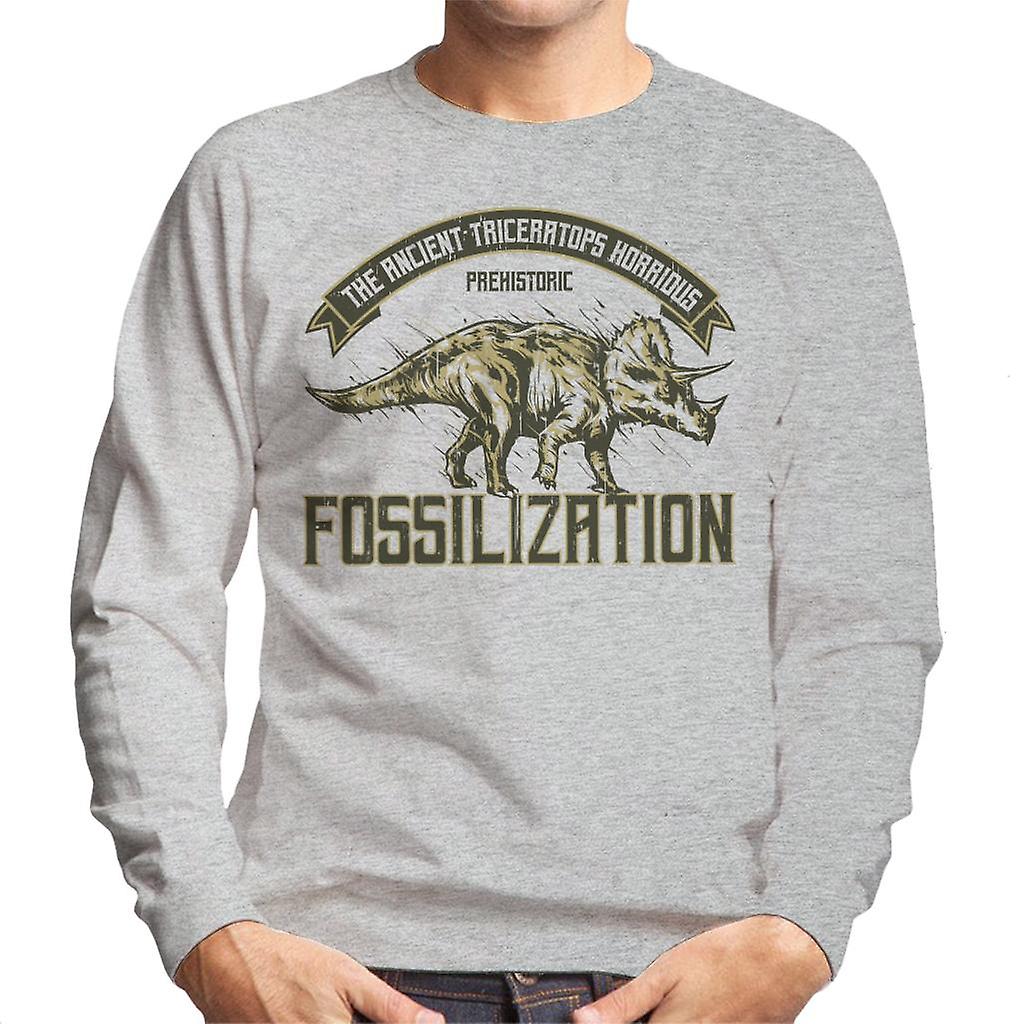 Triceratops Fossilisation menns Sweatshirt