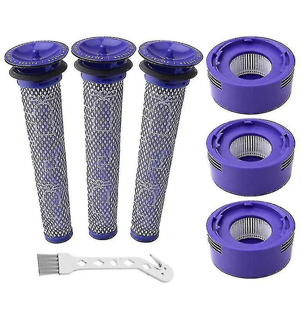 6 Pack Vacuum Filter Replacement Kit For Dyson V7 V8 Animal
