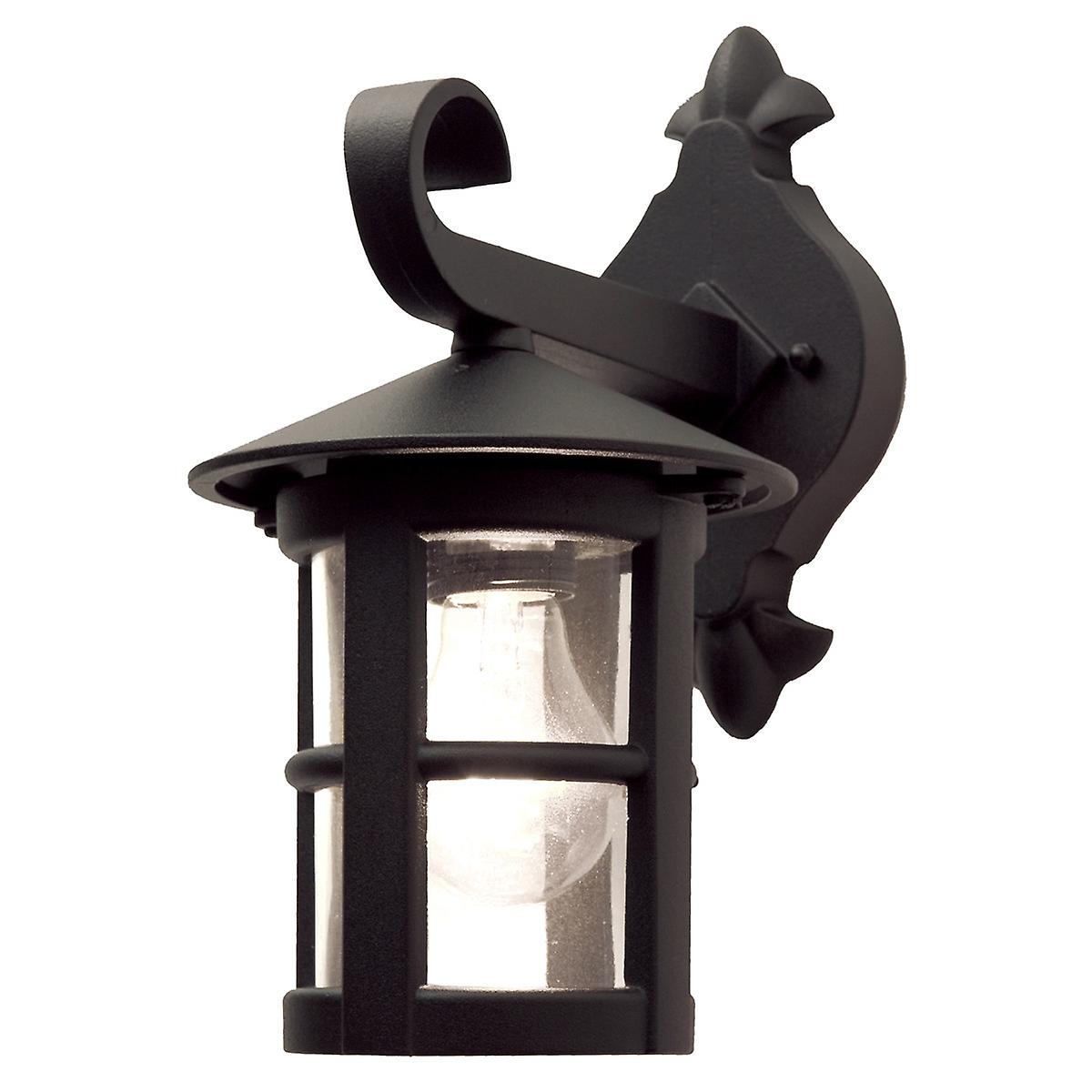 Elstead Hereford - 1 Light Outdoor Wall Lantern Light Black IP43, E27