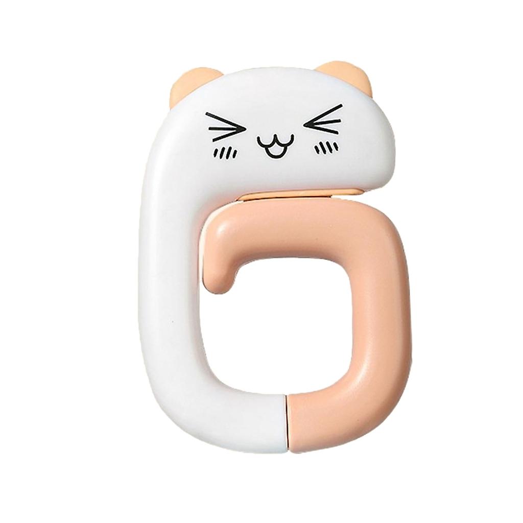 ポータブルビニール袋フックかわいい動物ハンガーテーブルデスクハンギング装飾用