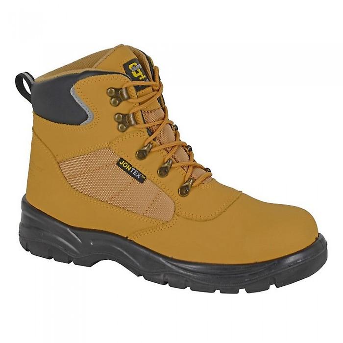 Grafters Mens Waterproof Nubuck Safety Boots