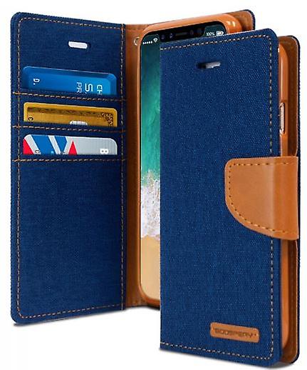 For Iphone 11 Pro Max Wallet Flip Denim Case Cover.
