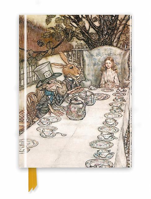 Rackham Alice In Wonderland Tea Party Foiled Journal Notebook  blank book Book