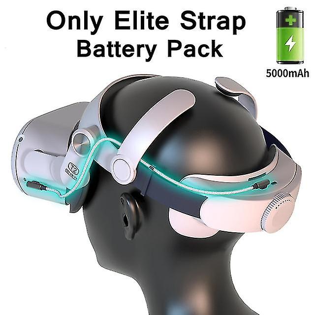 Oculus Quest 2エリートストラップ用のVR ヘッドセットサウンドイヤーマフ Oculus Quest 2アクセサリ用の調整可能なヘッドハローストラップヘッドフォン