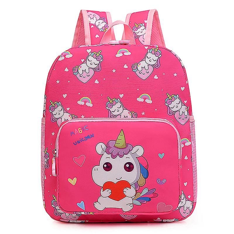 Tecknad Barn Unicorn Canvas Ryggsäck Skolväska Mode För Brevpapper