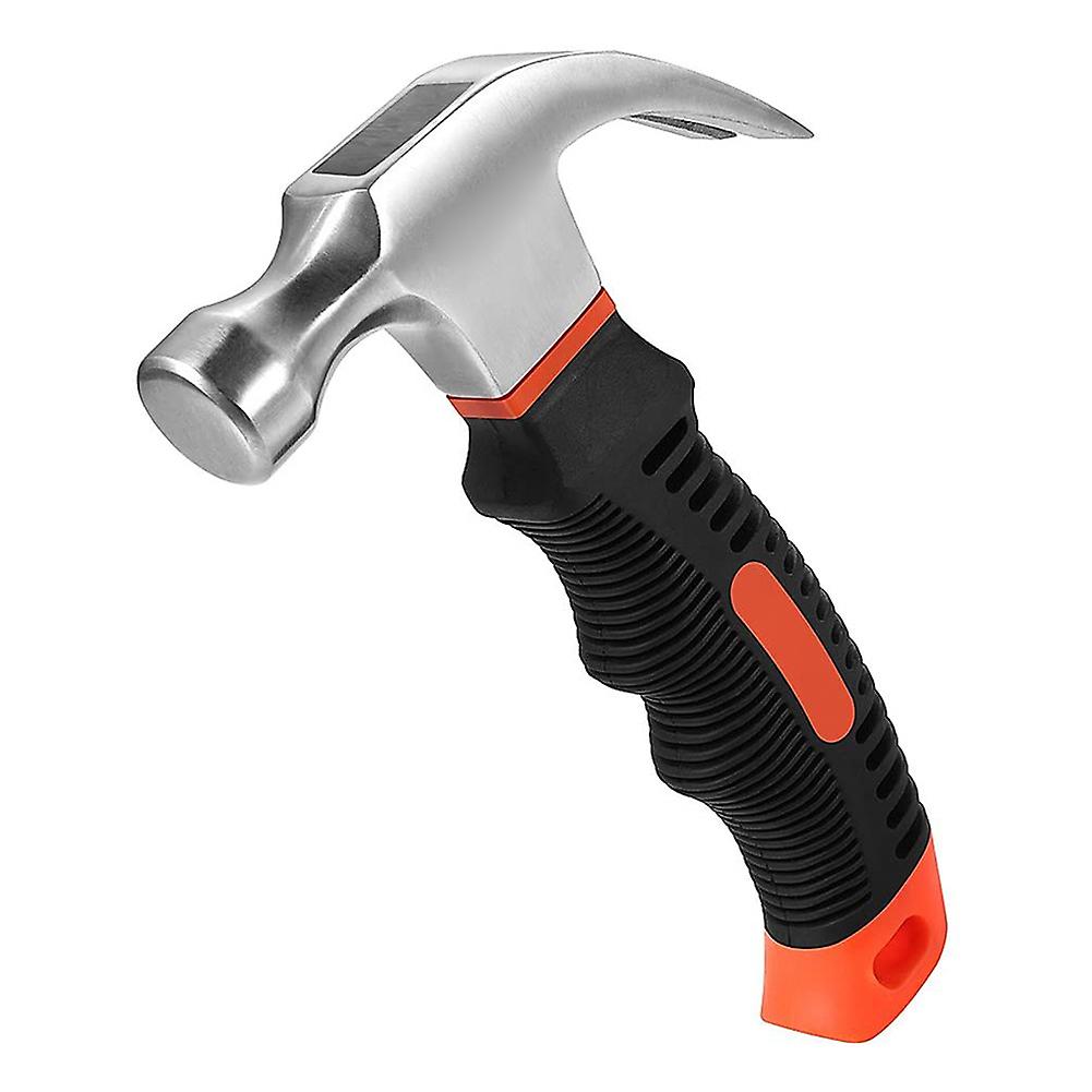 Small Claw Hammer Mini Stubby Nails Tool Bright Polished Head Comfortable Soft Handle New